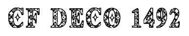 CF Deco 1492 font